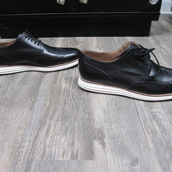 Cole Haan Original Grand Black Leather Men's Shoes - Picture 3 of 6